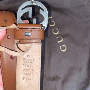 Gucci mens belt
